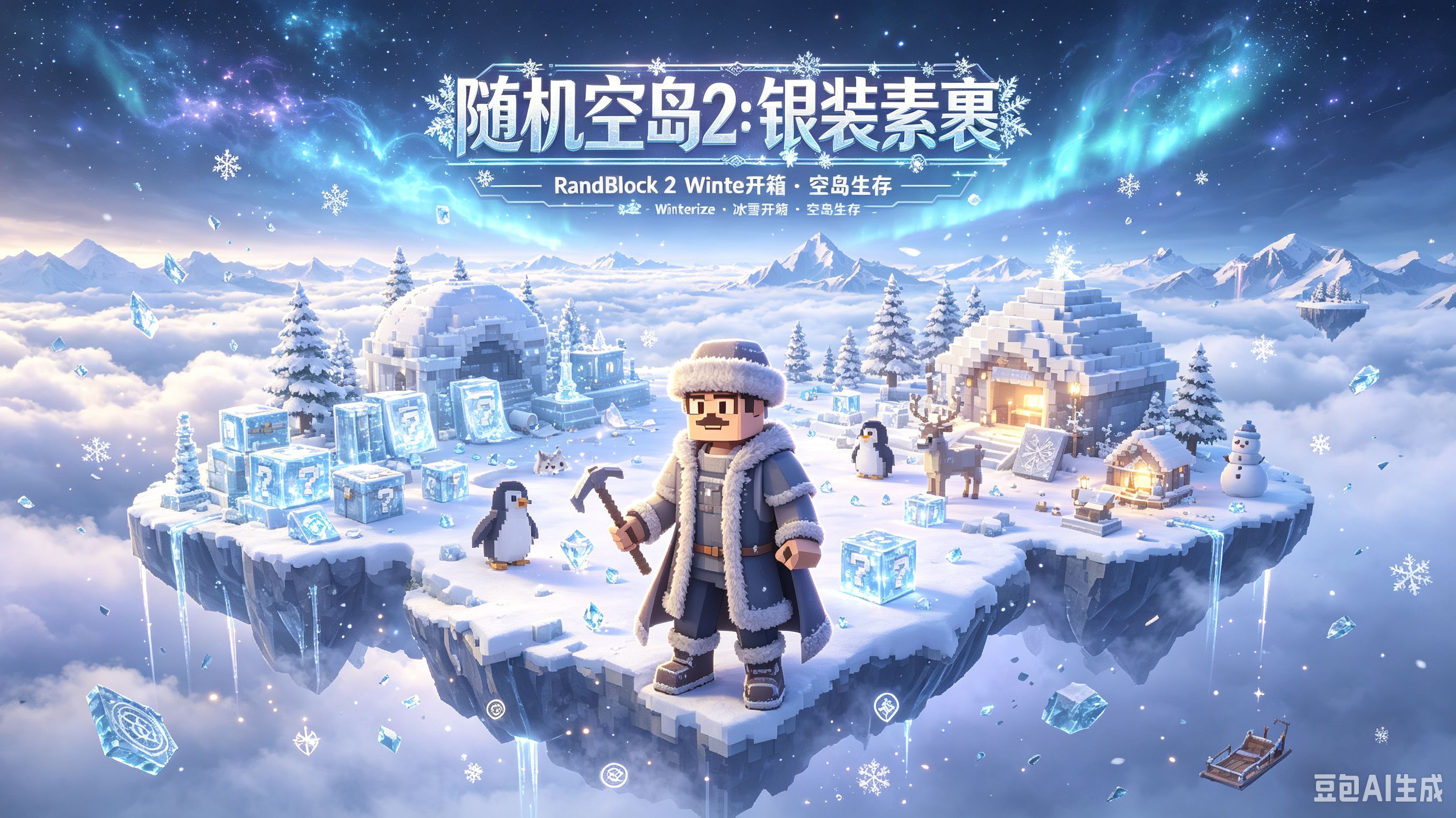 随机空岛2:银装素裹 - RandBlock 2 Winterize