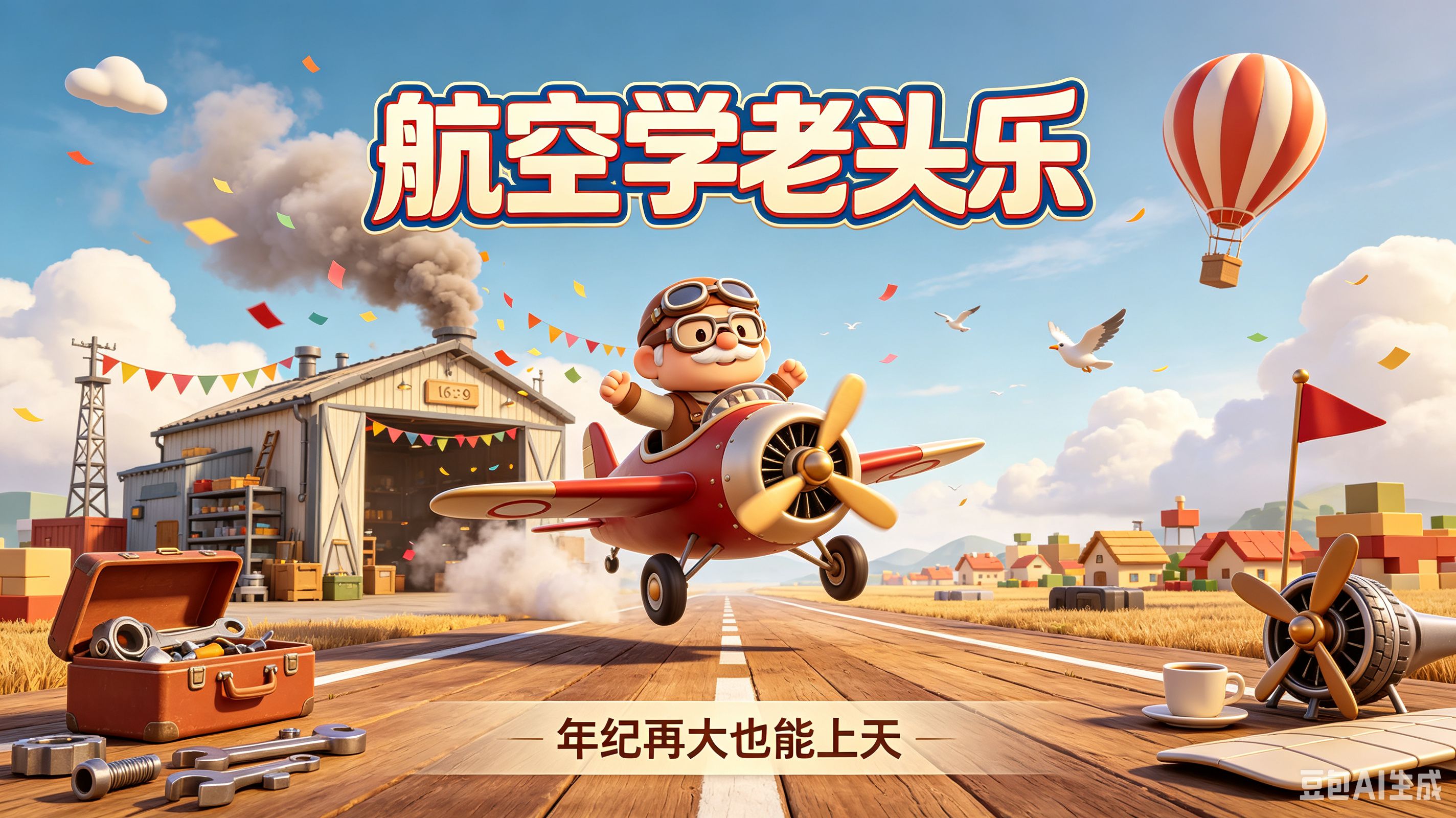 航空学老头乐